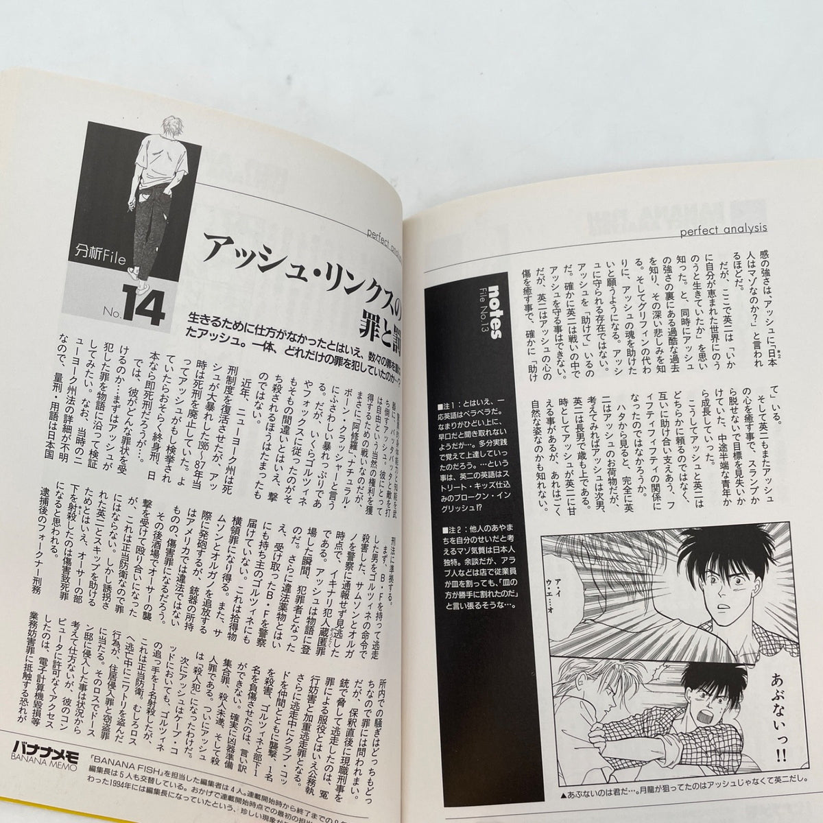 BANANA FISH Official Guidebook REBIRTH Akimi Yoshida SHOGAKUKAN
