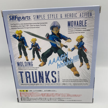 Dragon Ball Z Trunks action figure S.H.Figuarts BANDAI Premium Color Japan Toy