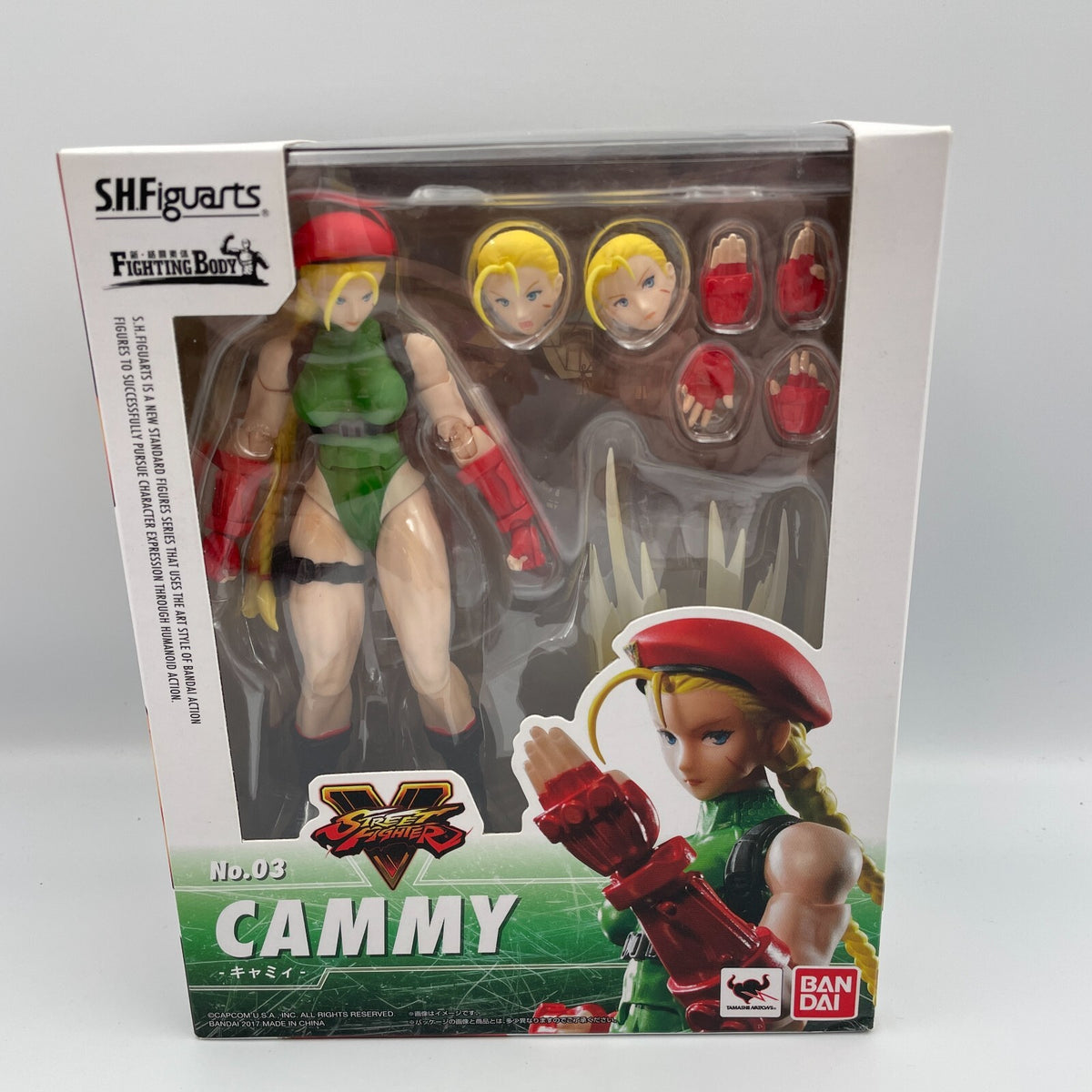 S.H.Figuarts Cammy Figure Tamashii Nations Street Fighter V Bandai From Japan