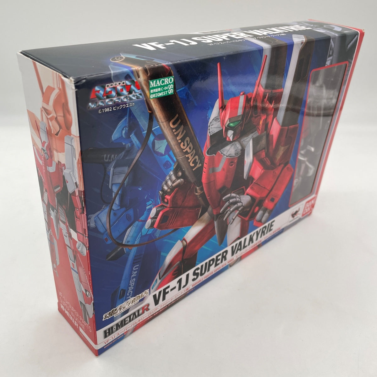 HI-METAL R Macross VF-1J SUPER VALKYRIE Milia Fallyna Jenius Figure BANDAI
