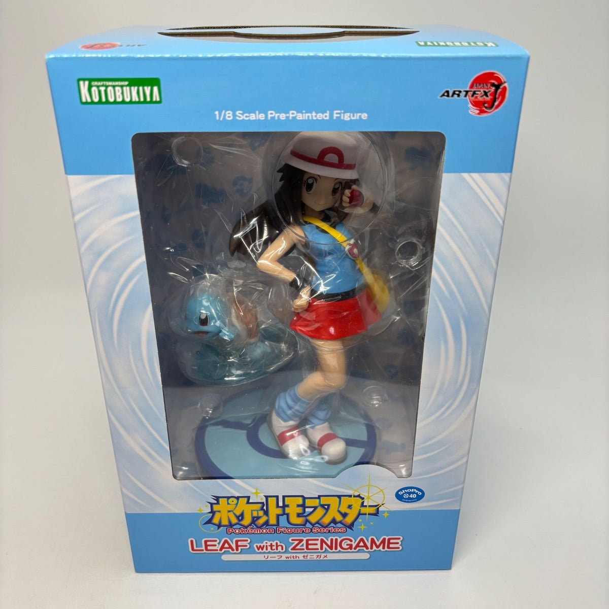 ARTFX J Pokemon Series Leaf with Squirtle 1/8 PVC Figure KOTOBUKIYA