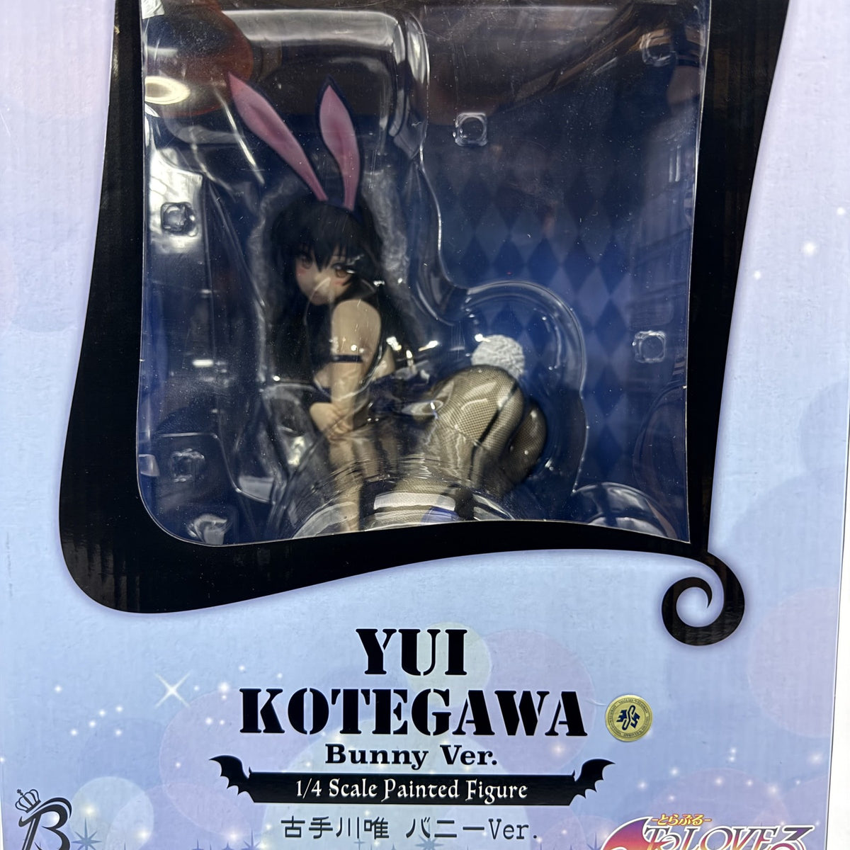 To LOVEる-とらぶる- ダークネス 古手川唯 バニーVer. 1/4スケール PVC製 塗装済み完成品フィギュア JP w/Box