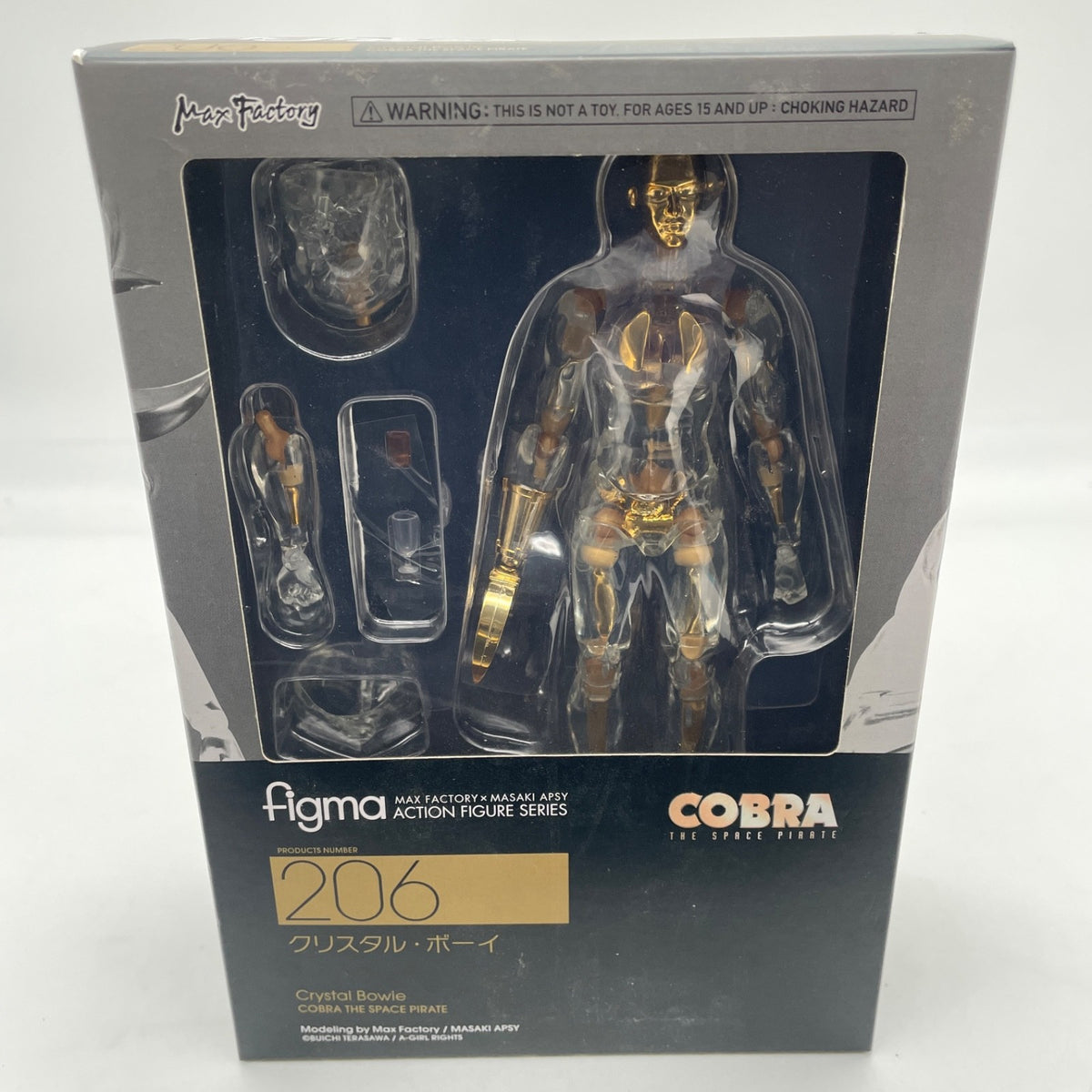 figma Cobra The Space Pirate Crystal Bowie Action Figure #206 Max Factory