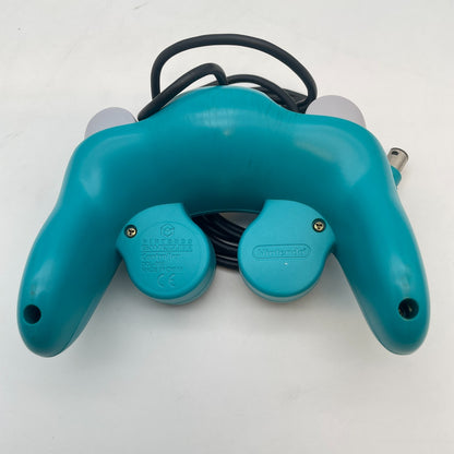 Nintendo GameCube Official Controller Emerald Blue Working From Japan