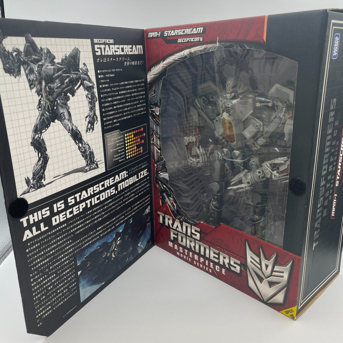 Transformers MPM-10 Starscream Figure Masterpiece Movie Series Takara Tomy