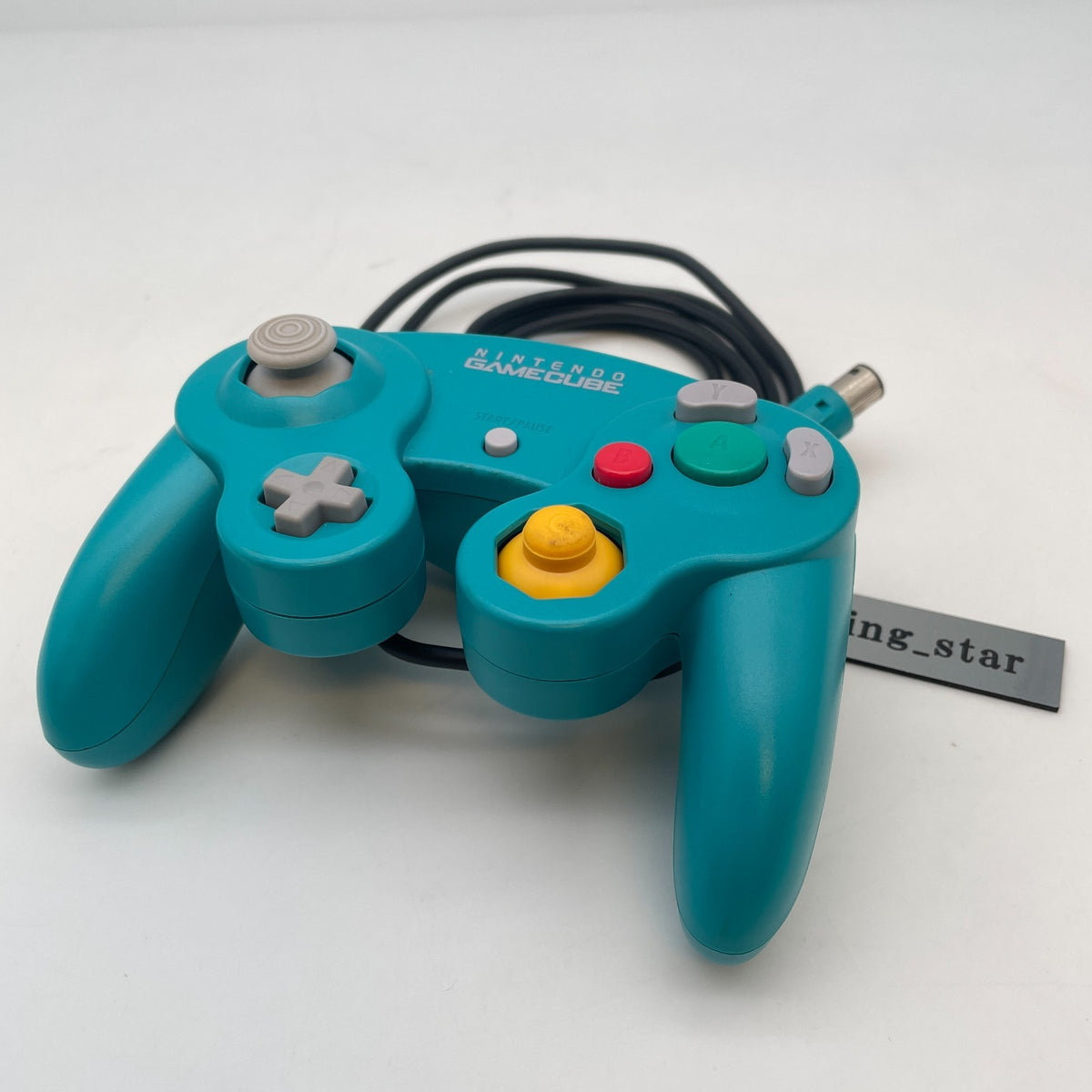 Nintendo GameCube Official Controller Emerald Blue Working From Japan