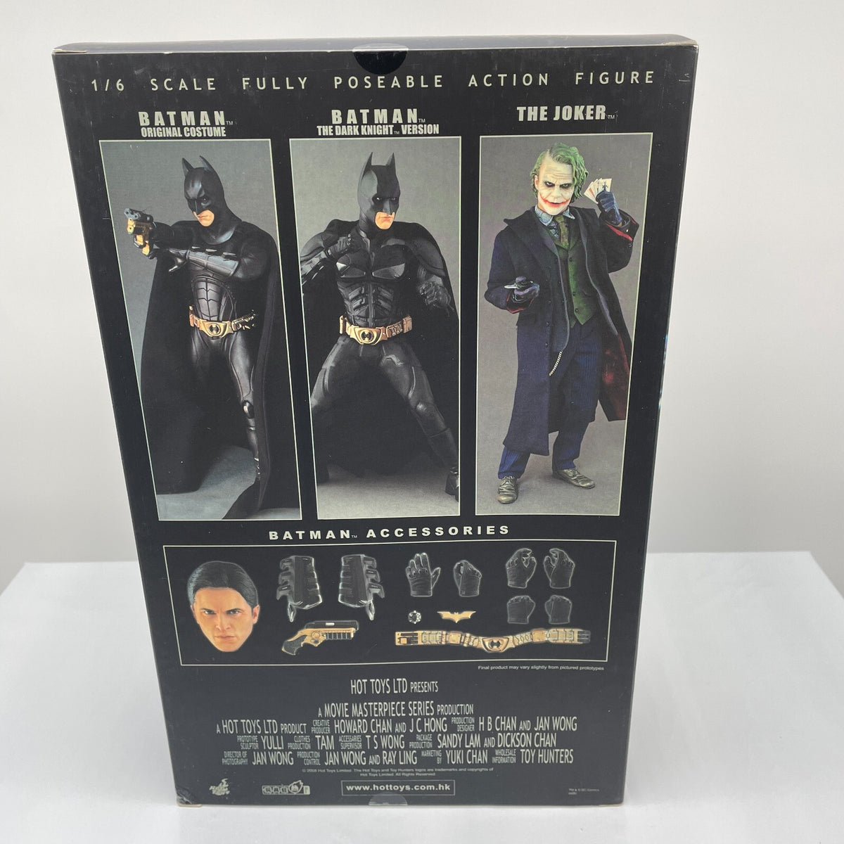 Movie Masterpiece Dark Knight Batman Original Costume Ver 2008 Hot toys Japan