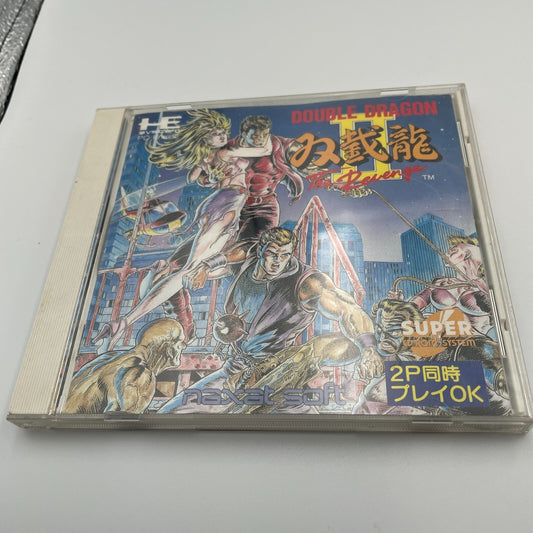 PC Engine Double Dragon II 2 SUPER CD ROM Japan Import