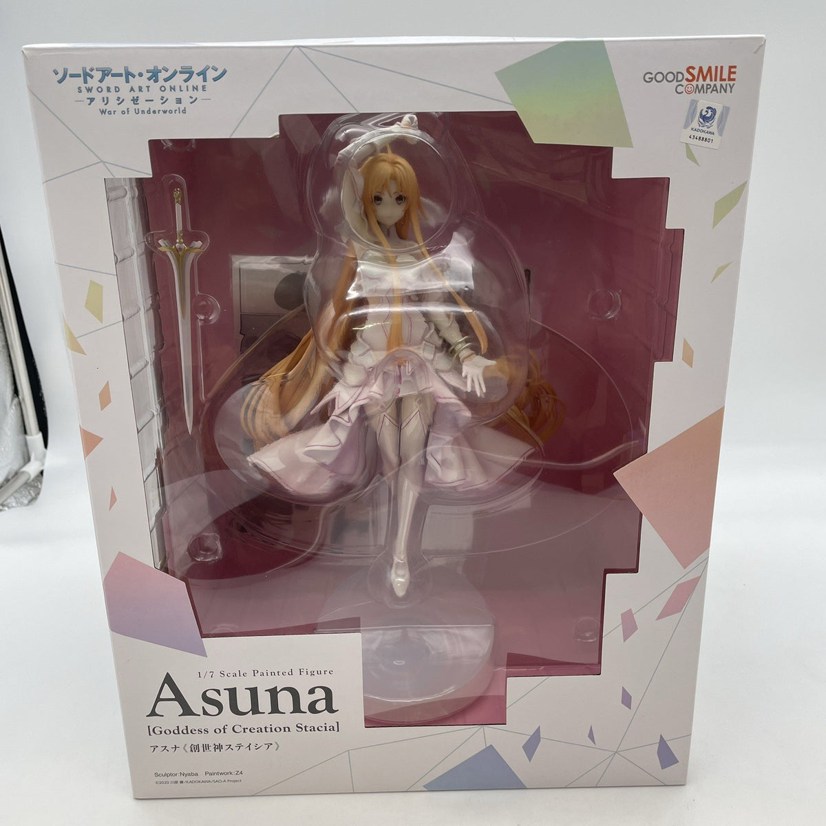 Sword Art Online SAO Asuna The Goddess of Creation Stacia 1/7 Figure From Japan