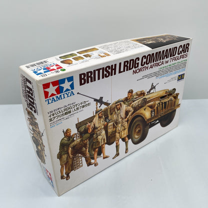 TAMIYA 1/35 plastic model British LRDG command car North African front & 7 dolls
