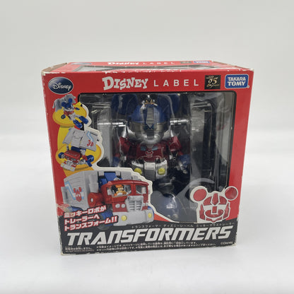 Toy Mickey Mouse Trailer "Transformers Disney Label" Takara Tomy