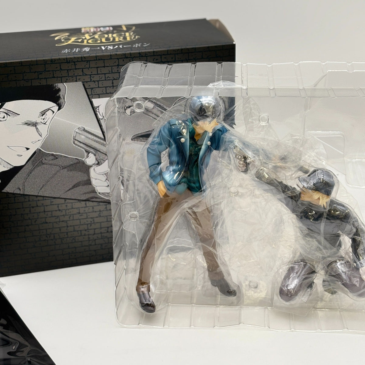 Shuichi Akai VS Bourbon DETECTIVE VOICE FIGURE Conan Sunday Bandai Limited