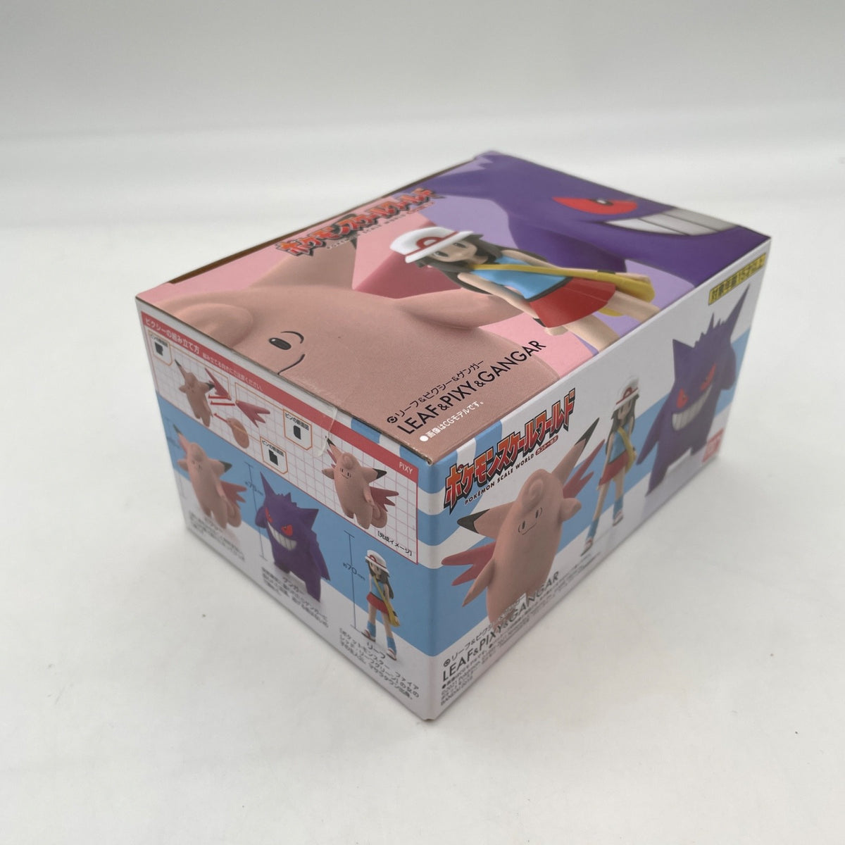 Pokemon Scale World Kanto Leaf & Clefable & Gengar 1/20 Figure Premium Bandai