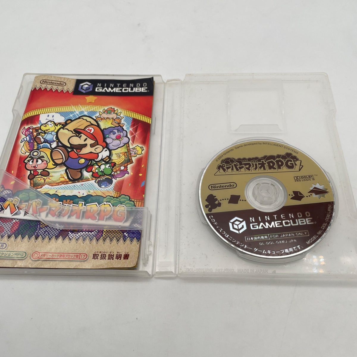 Nintendo Game cube Paper Mario RPG GCN Action Game Japan Import