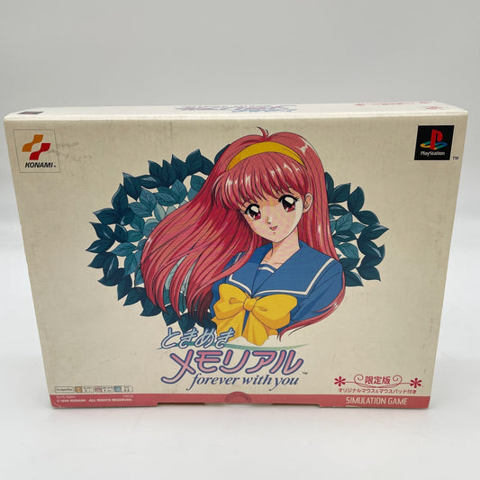 Tokimeki Memorial 1 With original Mouse pad KONAMI Limited Box PlayStation PS