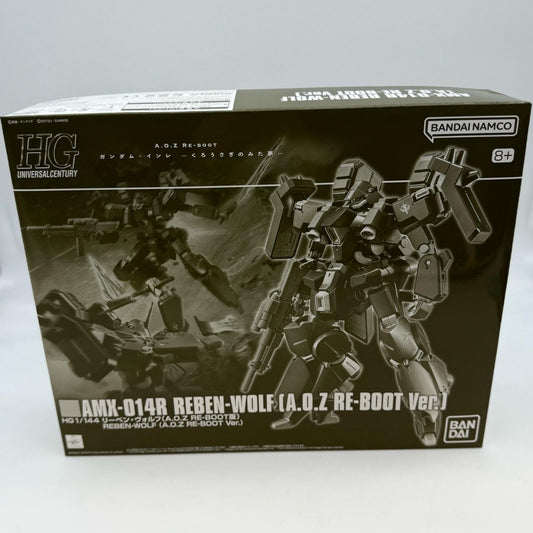 Premium BANDAI HG 1/144 REBEN-WOLF (A.O.Z RE-BOOT Ver.) MODEL KIT JAPAN