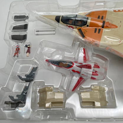 DX Chogokin VF-1D Macross Valkyrie & Fun Racer Figure BANDAI Japan