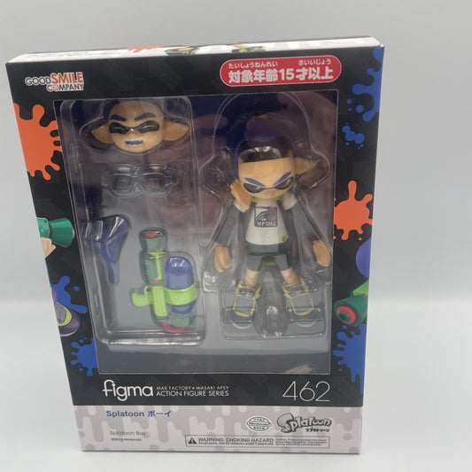 figma Splatoon Boy Figure #462 Good Smile Company Japan Import