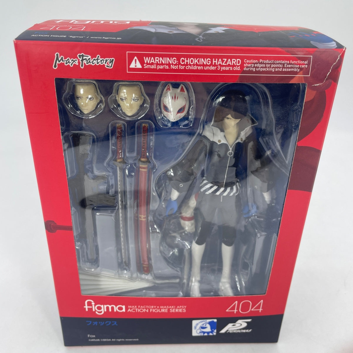 figma Persona 5 Fox Figure #404 Max Factory P5 Japan Import