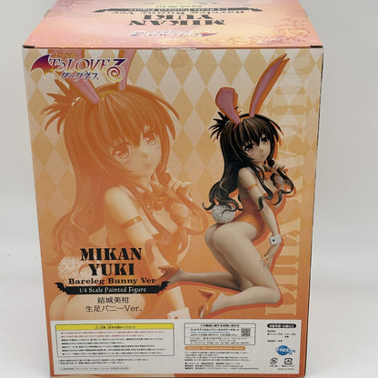 To Love Ru Darkness: Mikan Yuki Bare Leg Bunny Ver. 1/4 Figure FREEing JP Toy