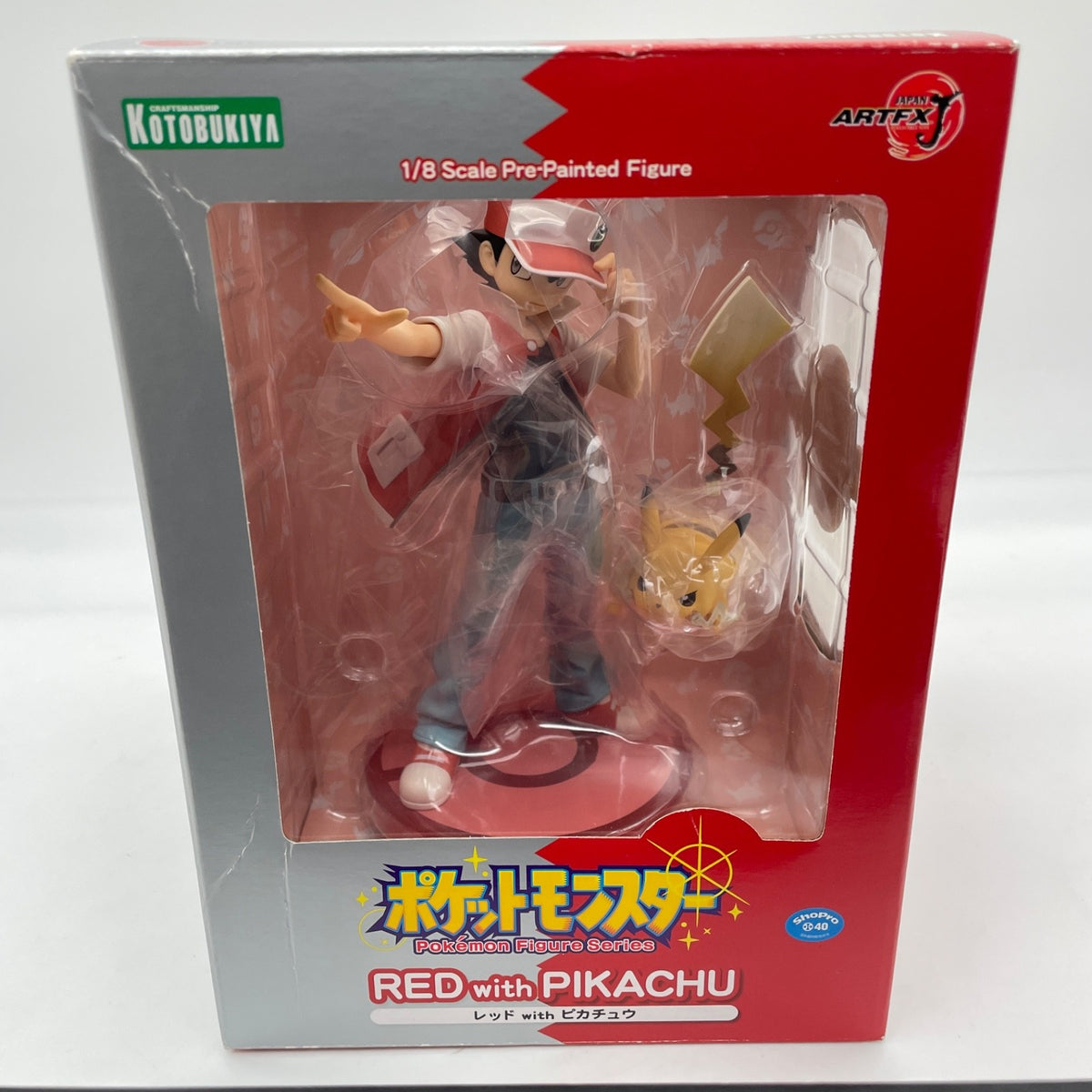 ARTFX J Pokemon Red with Pikachu Figure KOTOBUKIYA Japan