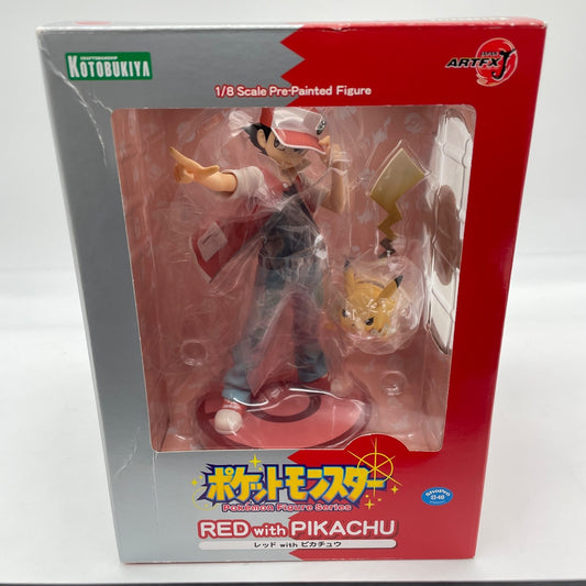 ARTFX J Pokemon Red with Pikachu Figure KOTOBUKIYA Japan