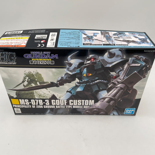 HGUC 1/144 MS-07B3 Gouf Custom Mobile Suit Gundam the 08th MS Team BANDAI JP
