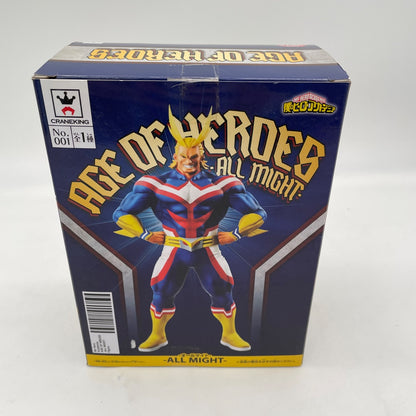 My Hero Academia Age of Heroes All Might Figure No. 001 Banpresto JP