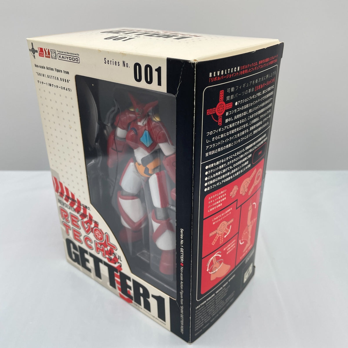Revoltech Yamaguchi No.001 Shin Getter Robo Figure Kaiyodo Japan Import