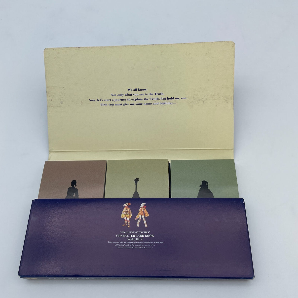 Final Fantasy Tactics character card book Vol.1 English 1997