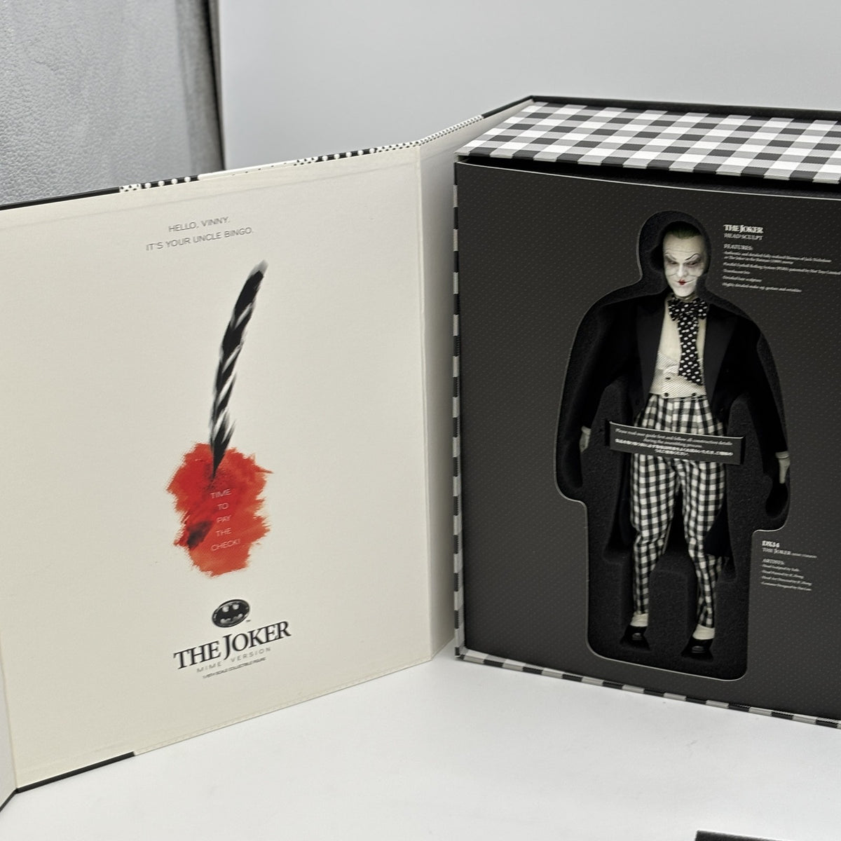 The Joker Mime Ver Jack Nicholson 1/6 Action Figure DX14 Batman 1989 Hot Toys