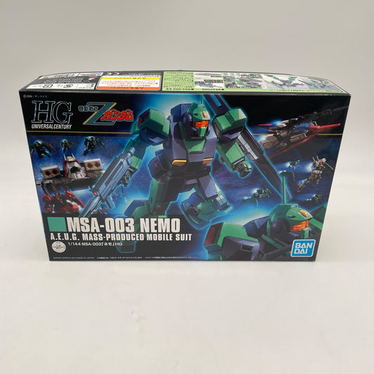 BANDAI HG Z Gundam 1/144 MSA-003 NEMO HGUC Plastic Model Kit Japan