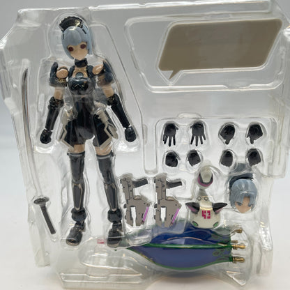 Chogokin Phantasy Star Online RAcaseal Black Ver. Figure PSO Bandai Japan