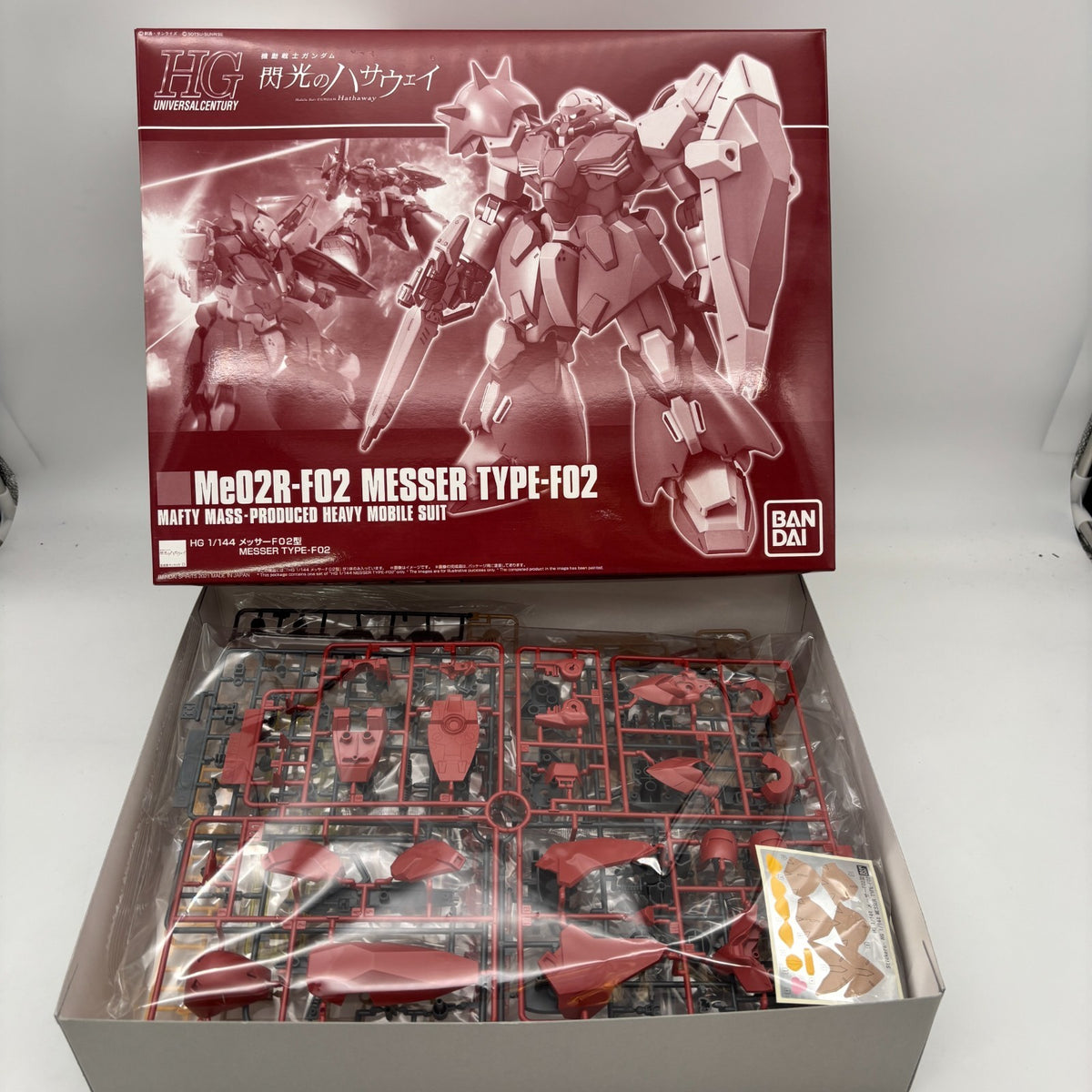1/144 HG Me02R Messer F02 type Mobile Suit Gundam Flash Hathaway Premium Bandai