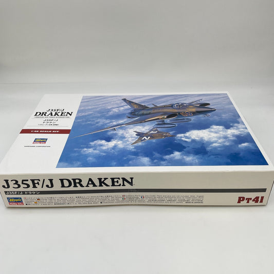 Plastic model 1/48 J35F/J Draken Swedish Air Force interceptor "PT series No.41"