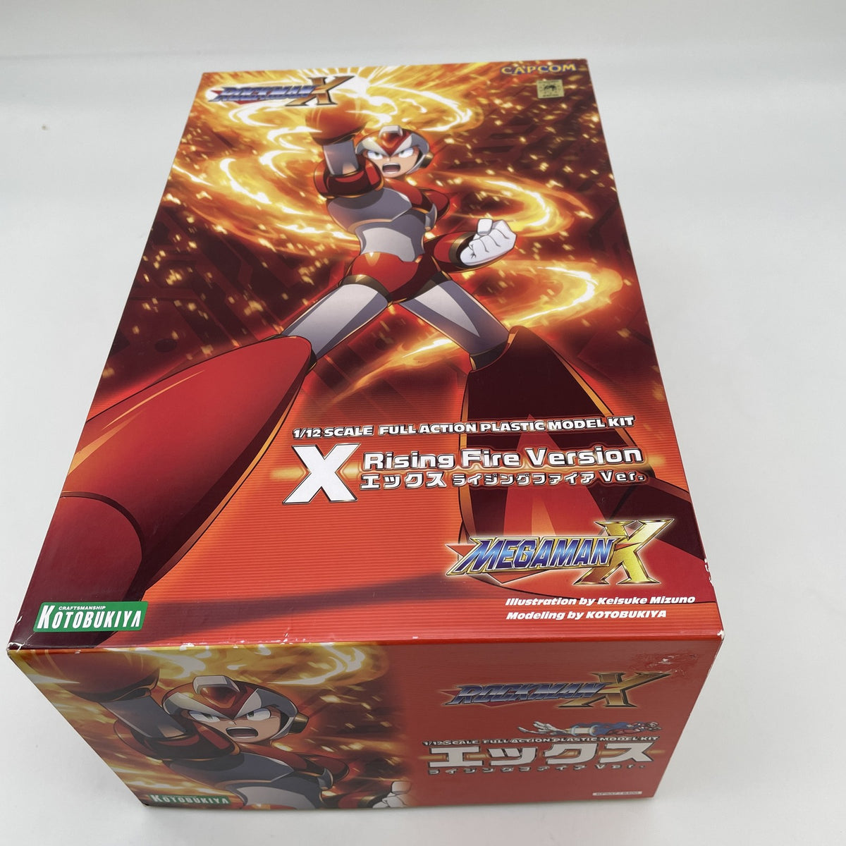 Megaman Rockman X KP537 1/12 Rising Fire Ver. Plastic Model Kit KOTOBUKIYA Japan