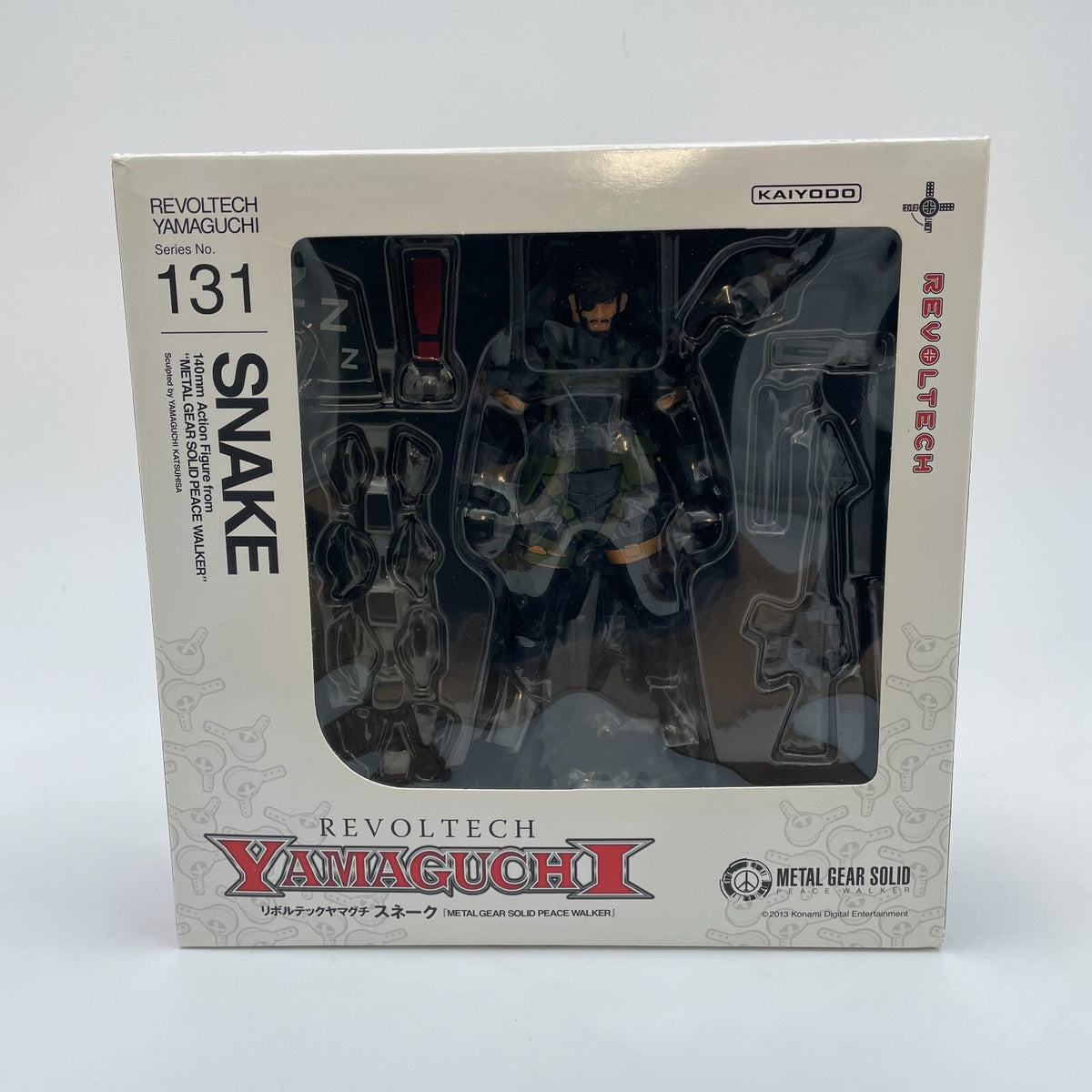 Revoltech Yamaguchi Metal Gear Solid Peace Walker Snake Action Figure Kaiyodo