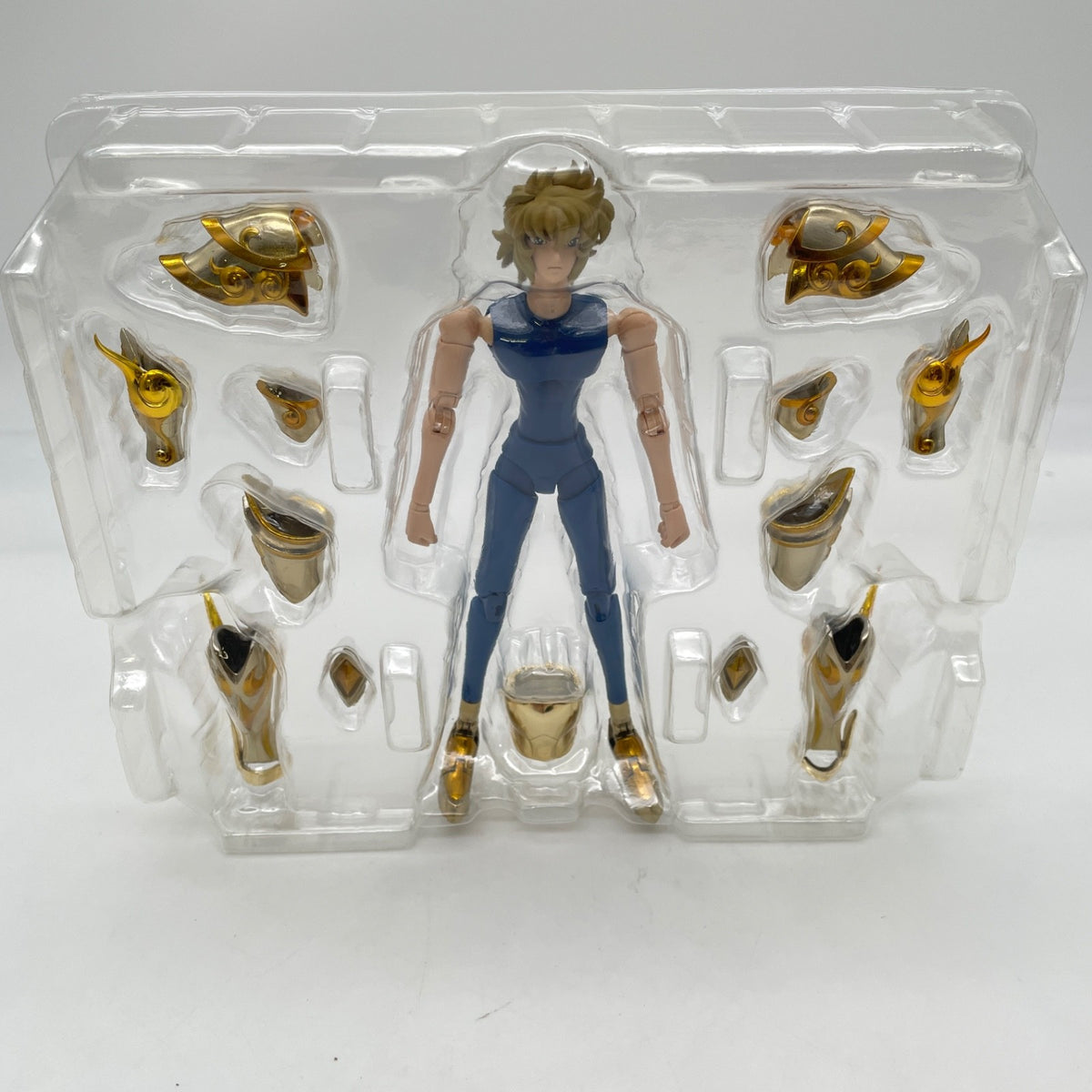Saint Cloth Myth EX Leo Aiolia God Cloth PVC Action Figure BANDAI