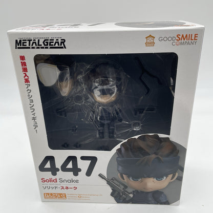 Nendoroid Metal Gear Solid Solid Snake Figure #447 Good Smile Company Japan