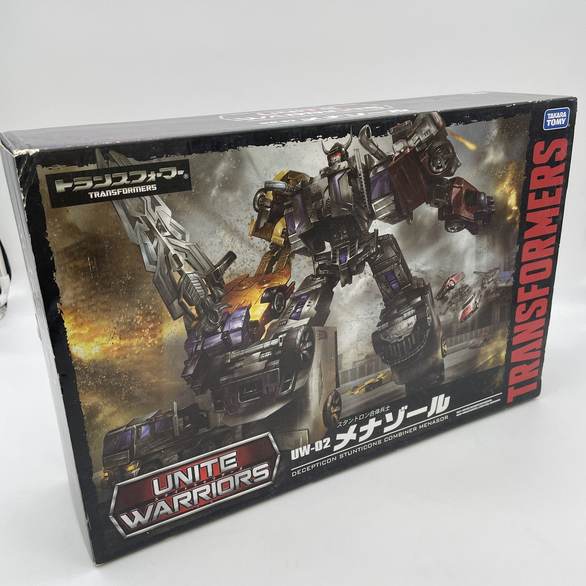 Transformers Unite Warriors UW02 Menasor Menazoru Figure Takara Tomy Japan Toy
