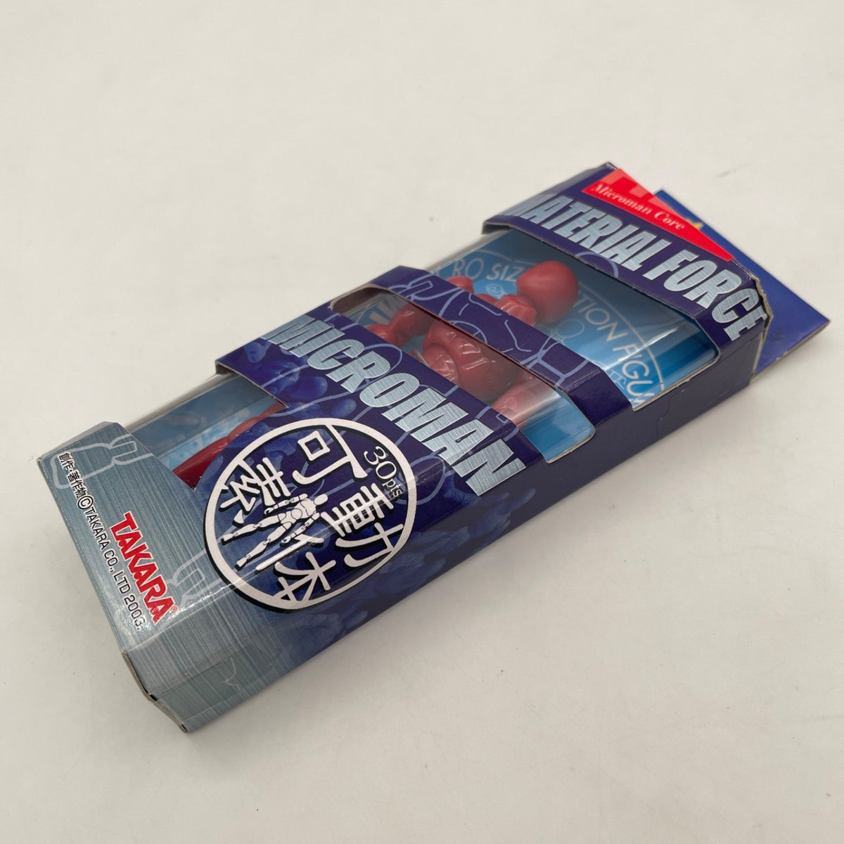 Material Force Microman Core Red White Box M04 Takara Japan Import