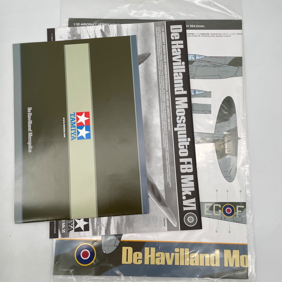 Model Kit De Havilland Mosquito FB Mk.VI 1/32 Air Craft Series Japan Tamiya