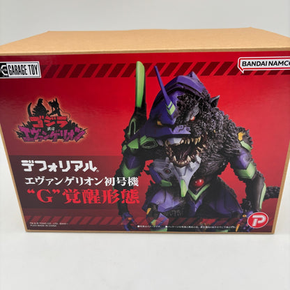 X PLUS Deforeal Evangelion Unit 01 Figure G Awakening Form GODZILLA BANDAI
