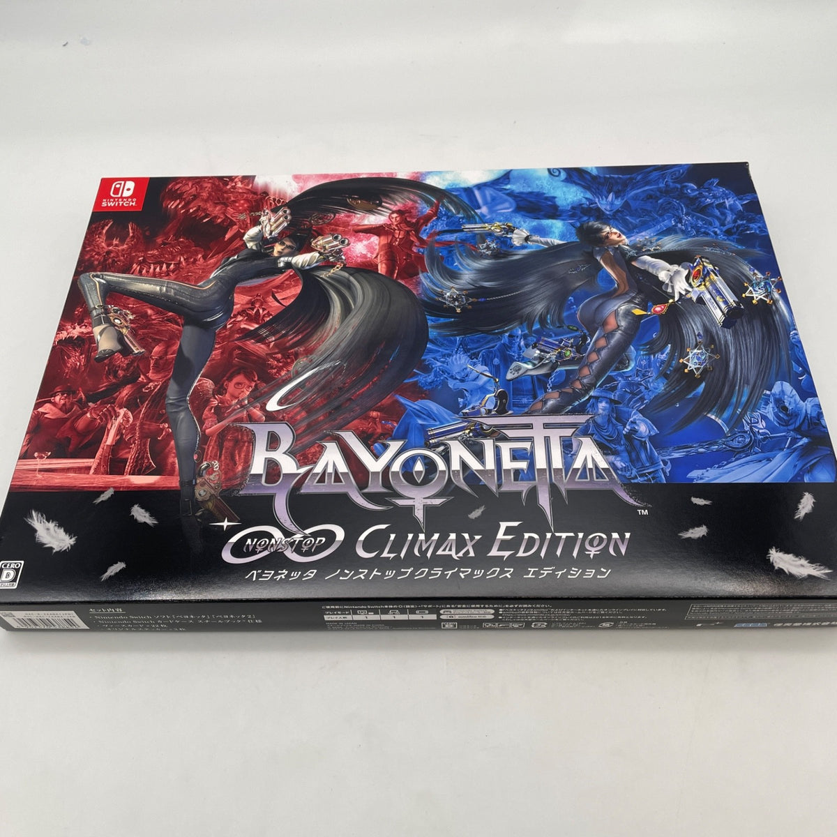 Nintendo Switch Bayonetta Climax Edition w/Steel book Original sticker