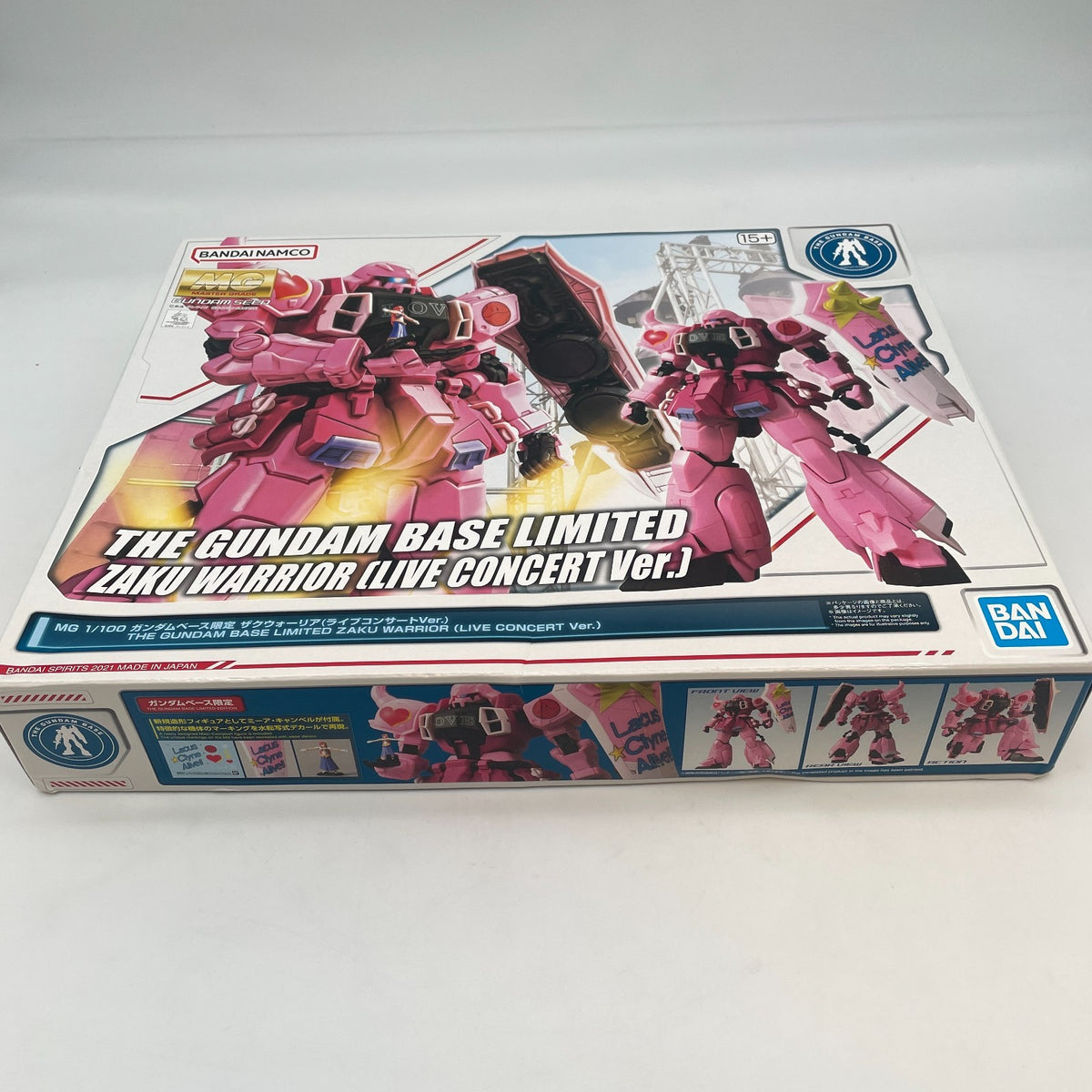 1/100 MG Zaku Warrior Live Concert Ver. Plastic Model kit Gundam Base Limited