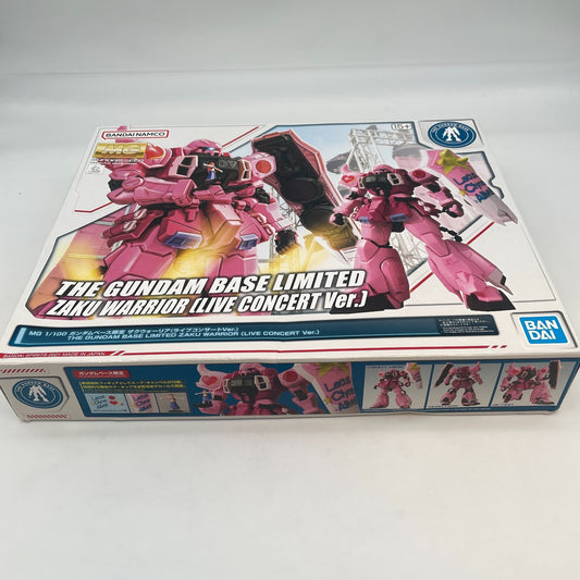1/100 MG Zaku Warrior Live Concert Ver. Plastic Model kit Gundam Base Limited