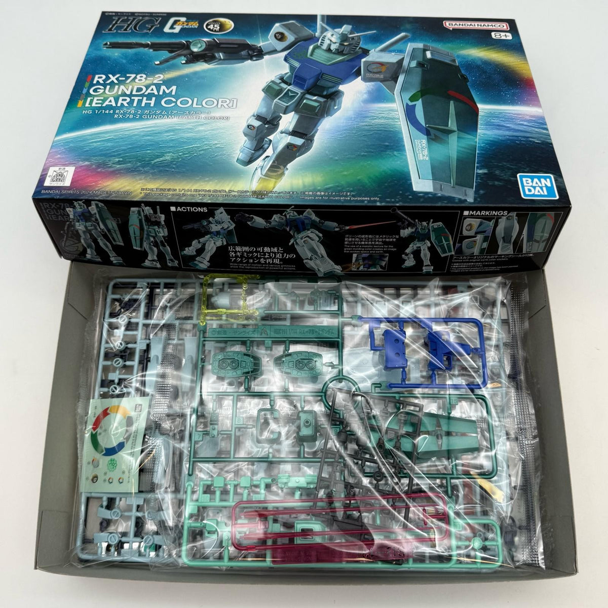 Bandai 1/144 HG RX-78-2 Gundam Earth Color 45th Anniversary JAPAN