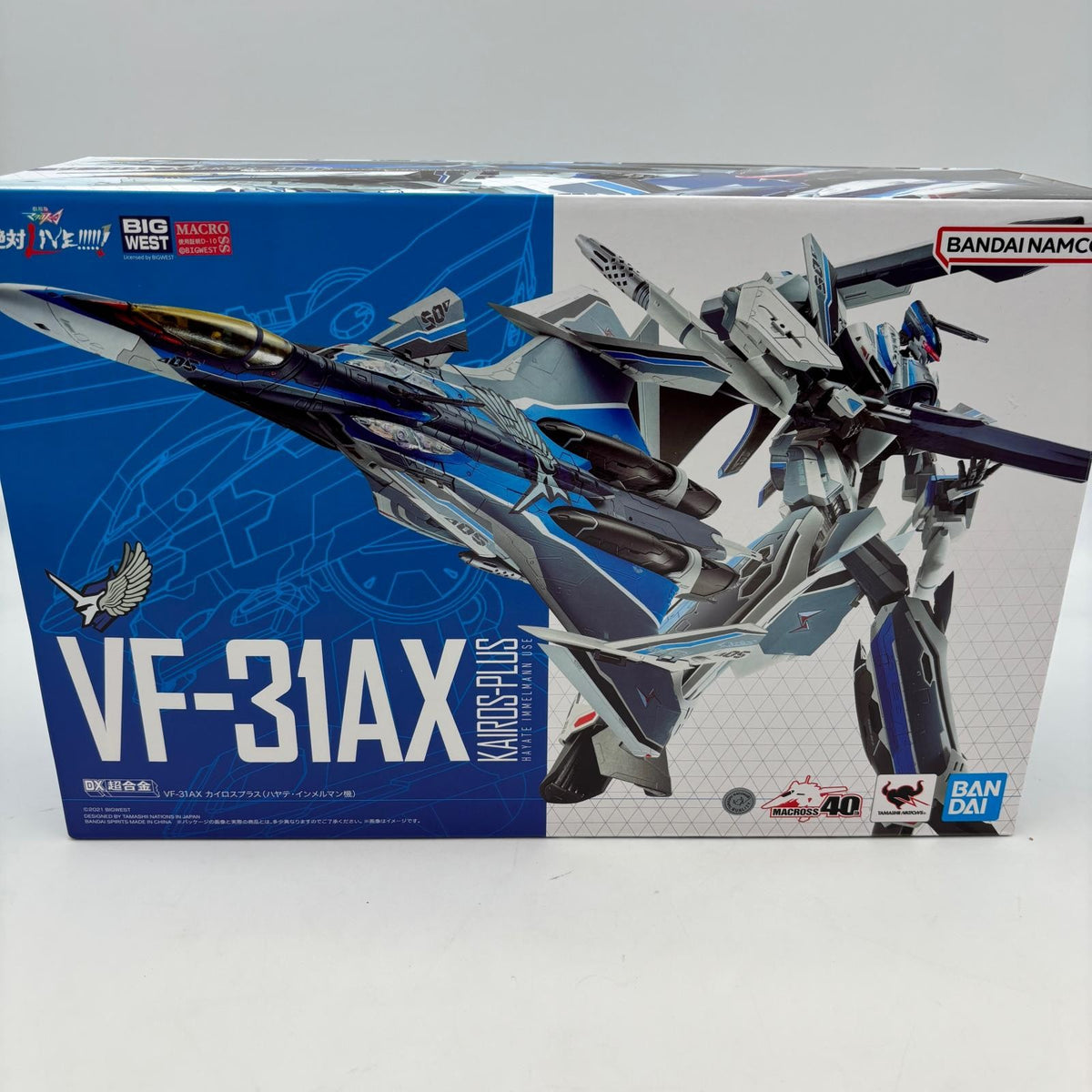 DX Chogokin Macross VF-31AX Kairos Plus Hayate Immelmann USE BANDAI