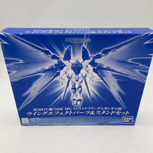 ROBOT Spirits Wing Effect Parts & Stand Set For Strike Freedom Gundam JP