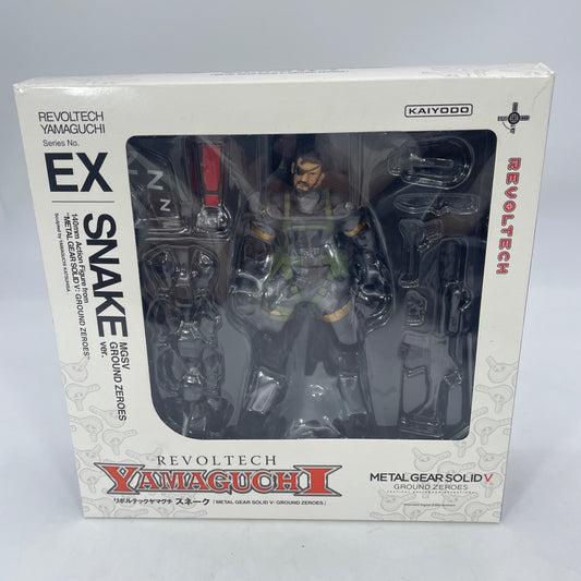 Kaiyodo Revoltech Yamaguchi Metal Gear Solid 5 Snake Ground Zeros ver. EX Figure
